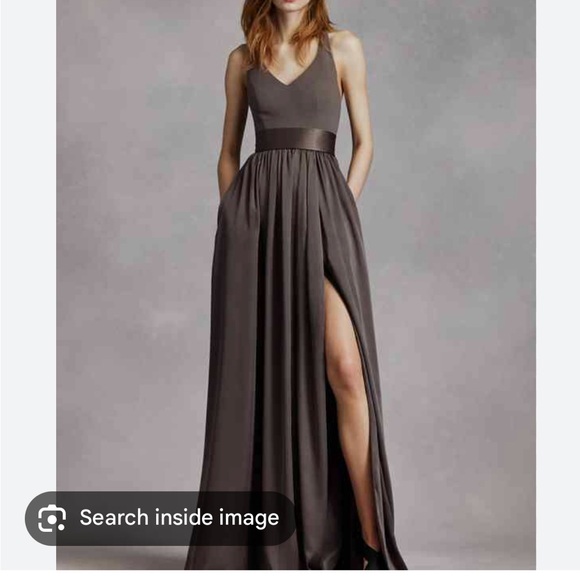 Vera Wang Red Prom Dress - Picture 5 of 6